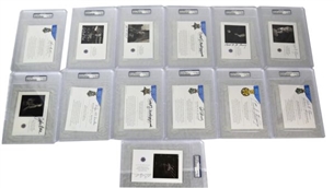 Lot of Medal of Honor PSA/DNA Encapsulated Citation Cards (13)
